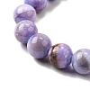 Natural Dyed Marble Beads Strands G-D315-A01-02-4mm-4
