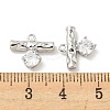 Brass Micro Pave Cubic Zirconia Charms KK-Q809-13P-3