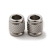Non-Tarnish 201 Stainless Steel European Beads LS-STAS-M089-02P-1
