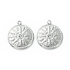 Tarnish Resistant 304 Stainless Steel Pendant Rhinestone Settings STAS-L269-011P-2