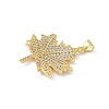 Brass Micro Pave Cubic Zirconia Pendants KK-L239-002G-2