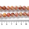 Dyed Natural Regalite/Imperial Jasper/Sea Sediment Jasper Beads Strands G-B124-C01-16-5
