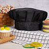 2Pcs Adjustable Polycotton Chef Hat AJEW-CN0002-25B-3