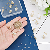 18Pcs Brass Micro Pave Clear Cubic Zirconia Earring Hooks EJEW-CA0001-03-3