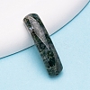 Natural Moss Agate Curved Rectangle Links PW-WGACC19-04-1
