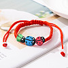 5 Strands Handmade Polymer Clay Beads CLAY-SC0001-45A-5