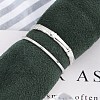 304 Stainless Steel Open Cuff Rings for Women RJEW-A056-01P-5