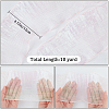 10 Yards Mermaid Color Polyester Pleated Lace Trim Ribbon DIY-WH0419-43A-2