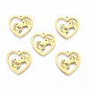 Ion Plating(IP) 201 Stainless Steel Pendants STAS-N098-118LG-2