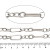 304 Stainless Steel Paperclip & Rolo Chains CHS-A016-46P-A-2