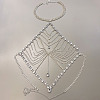 Alloy Full Crystal Rhinestone Tassel Sexy Body Chains for Bikini WGE7893-02-3