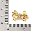Rack Plating Brass Micro Pave Clear Cubic Zirconia Pendants KK-S366-22G-3