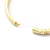 Rack Plating Brass Micro Pave Cubic Zirconia Bangles for Women BJEW-G730-01G-03-3