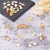 Alloy Enamel Big Pendants ENAM-CJ0001-10-8
