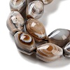 Natural Eye Agate Beads Strands G-NH0019-D03-03-3