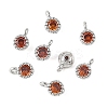 SHEGRACE Brass Pave Cubic Zirconia Charms XGRQ5K528-832P-C-2