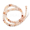 Natural Red Dendritic Agate Beads Strands G-A232-A02-02-3