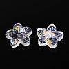 Baking Paint Transparent Glass Beads DGLA-N014-08A-01-3