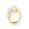 Brass Micro Pave Cubic Zirconia Pendants LS-KK-M310-01G-15-1