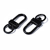 Spray Painted Eco-Friendly Alloy Swivel Snap Hooks Clasps PALLOY-T080-02A-NR-3