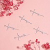 10Pcs Pray Cross Charm Pendant Cross Faith Charm Necklace Stainless Steel Pendant for Christian Religious Jewelry Gifts Making JX523A-1