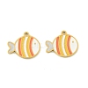 304 Stainless Steel Enamel Charms STAS-H251-01C-G-1