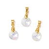 AB Color Plated Glass Charms PALLOY-JF04593-01-1