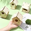 6 Sets 6 Styles DIY Bird's Nest Box WOOD-CJC0019-30-4