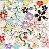 20Pcs 5 Styles Random Color Alloy Enamel Charms ENAM-YW0004-79A-2