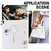 Glass & Pearl Beaded Car Hanging Decorations HJEW-DR00017-7
