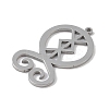 Non-Tarnish 304 Stainless Steel Pendants STAS-B062-09P-2
