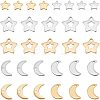 80Pcs 8 Style 304/201 Stainless Steel Charms STAS-FH0001-41-1
