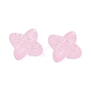 Frosted Transparent Acrylic Beads X1-OACR-P029-09B-01-3