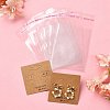 30Pcs Square Paper Earring Display Cards EDIS-YW0001-06A-3