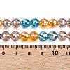 Transparent Glass Beads Strands GLAA-T023-31A-4