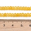 Dyed Natural Malaysia Jade Rondelle Beads Strands G-E316-2x4mm-30-5