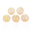 Transparent Handmade Blown Glass Globe Beads GLAA-T012-34A-1