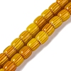 Handmade Lampwork Chevron Beads Strands LAMP-K041-01B-10-1
