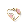 304 Stainless Steel Enamel Charms STAS-V006-04G-01-1