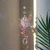Snowflake K9 Glass Big Pendant Decorations PW-WG59589-05-2