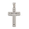 304 Stainless Steel Pendants STAS-D110-16AS-1