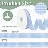 50 Yards Polyester Tartan Ribbons OCOR-WH0093-28B-2