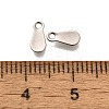 304 Stainless Steel Stamping Blank Tag Charms STAS-F311-04P-02-3