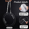 2Pcs Acrylic Clear Big Pendants TACR-GA0001-14E-4