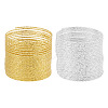 2Pcs 2 Colors Textured Iron Memory Beading Wire for Wire Wrap DIY Jewelry Making MW-TA0001-06C-1