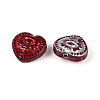 Baking Paint Transparent Glass Beads DGLA-N018-26-2