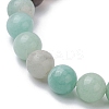 Dyed Synthetic Turquoise Turtle and Starfish Beaded Bracelets BJEW-JB10062-02-4