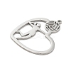 Non-Tarnish 304 Stainless Steel Pendants STAS-K287-04P-2