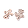 Tibetan Style Alloy Pendants TIBEP-S317-17RG-RS-2