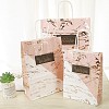 Rectangle Kraft Paper Bags with Handle DIY-I030-02A-03-3